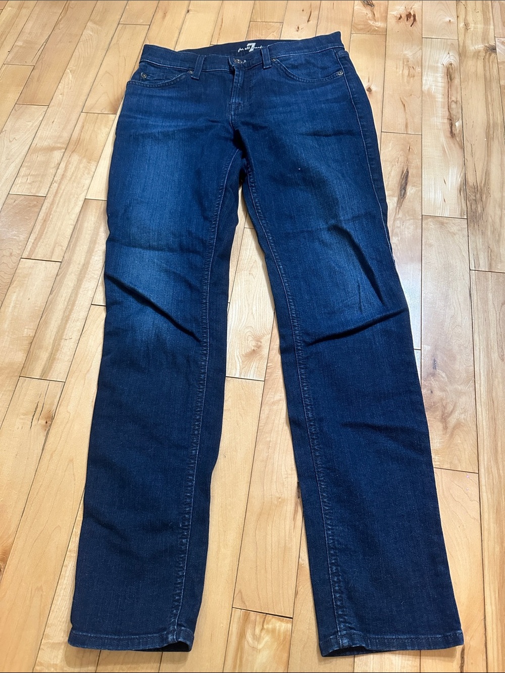 NWOT 7 For All Mankind Slim Cigarette Jeans in Indigo